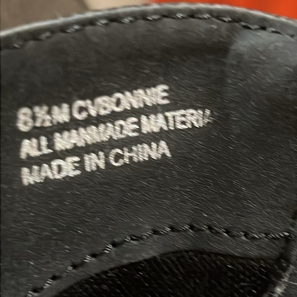 Crown Vintage Bonnie Buckle Detail Knee High Riding Boots Size 8.5 M - Picture 7 of 8